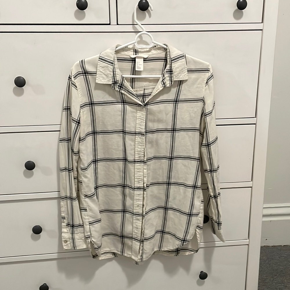 Button down flannel shirt